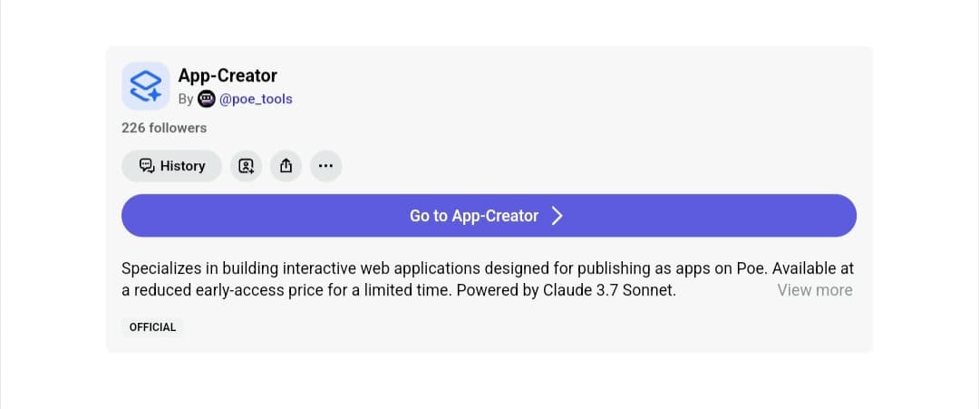 واجهة الوصول لأداة تصميم التطبيقات واجهة الوصول لأداة تصميم التطبيقات